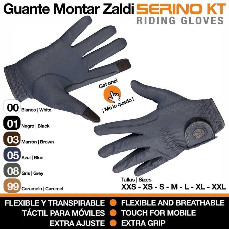 GUANTE MONTAR ZALDI SERINO KT