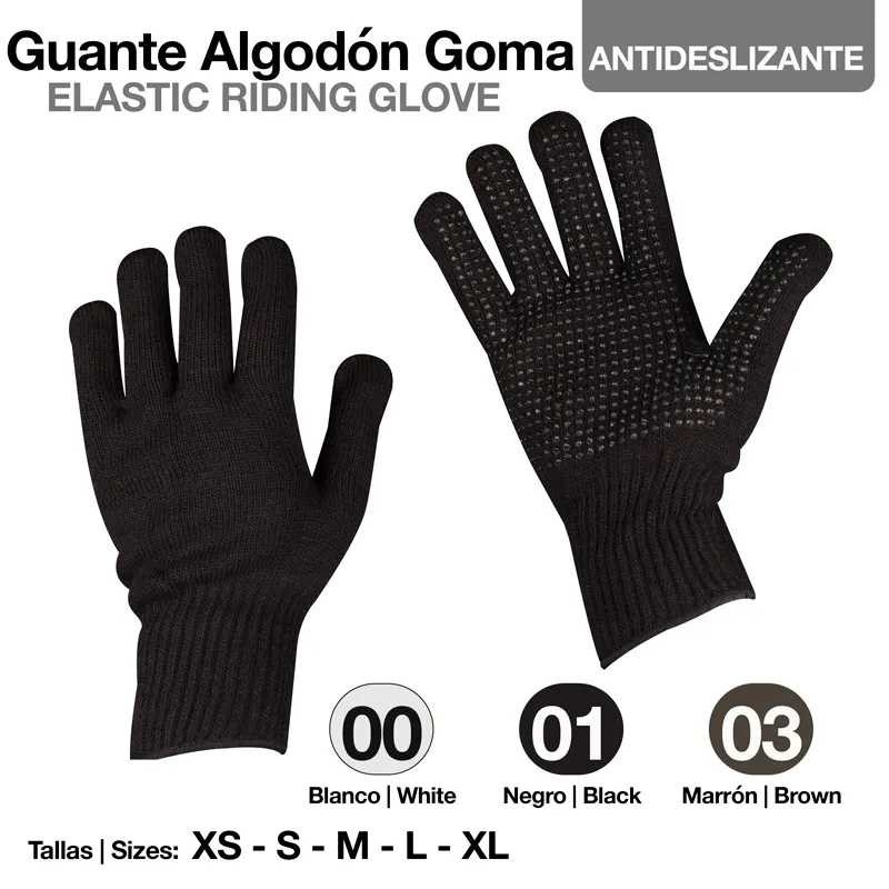 GUANTE ALGODÓN GOMA ANTIDESLIZANTE