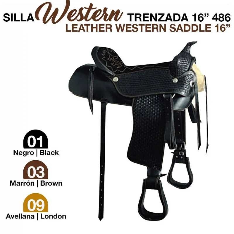 SILLA WESTERN TRENZADA 16 486