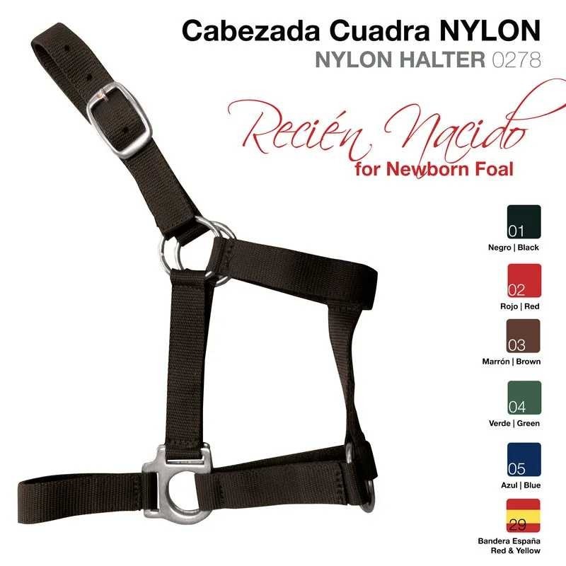 CABEZADA CUADRA NYLON RECIEN NACIDO 0278