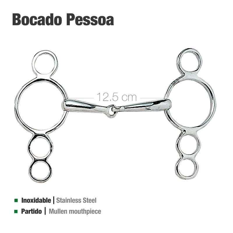 BOCADO PESSOA INOX ECONÓMICO 21826MI  12.5cm