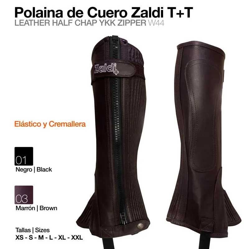 POLAINA CUERO CON ELÁSTICO ZALDI T+T 