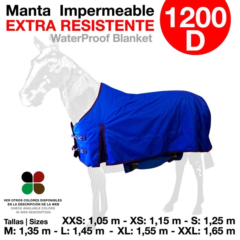 MANTA IMPERMEABLE RESISTENTE 1200D 