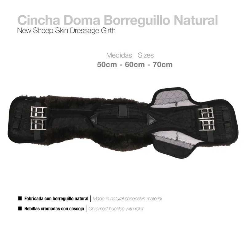 CINCHA DOMA BORREGUIILO NATURAL