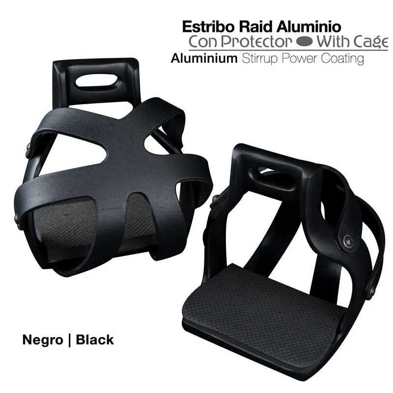 ESTRIBO RAID ALUMINIO CON PROTECTOR NEGRO