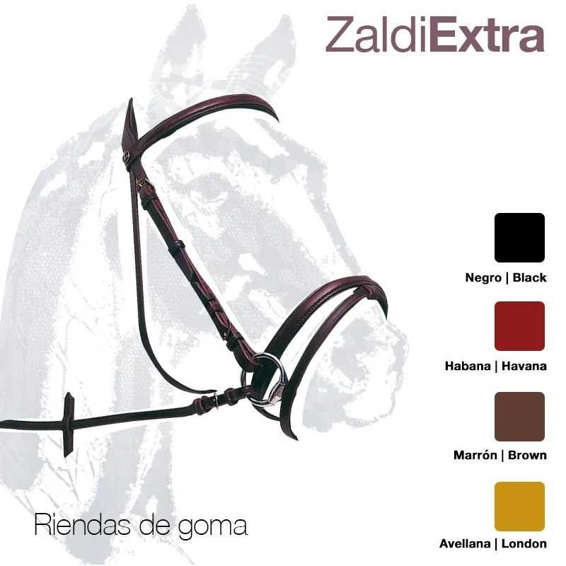 CABEZADA ZALDI EXTRA 204 RIENDAS GOMA