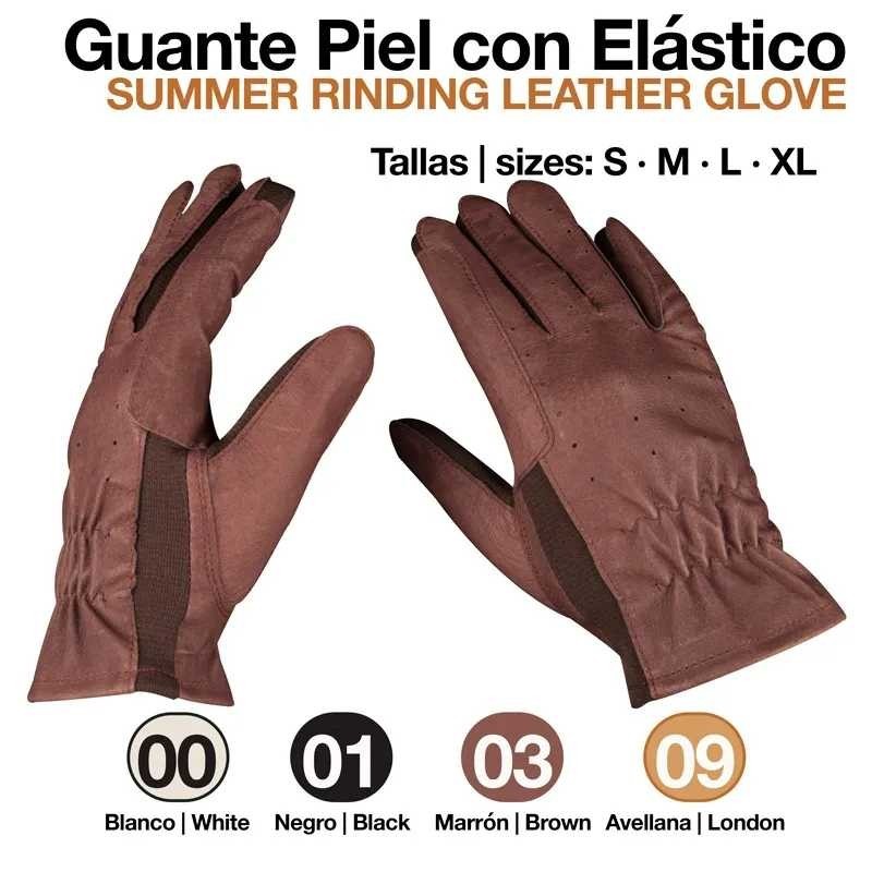 GUANTE PIEL CON ELÁSTICO 411003