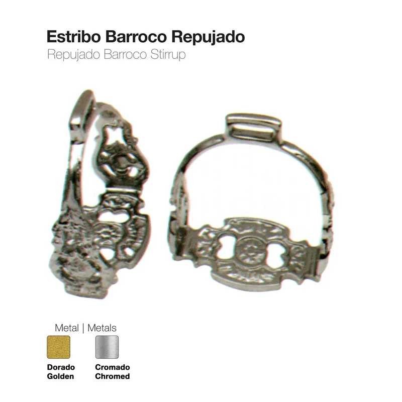 ESTRIBO BARROCO REPUJADO