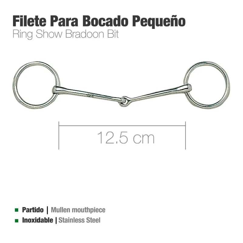 FILETE PARA BOCADO INOX PEQUEÑO 25540