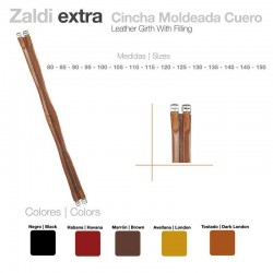 CINCHA ZALDI EXTRA MOLDEADA CUERO