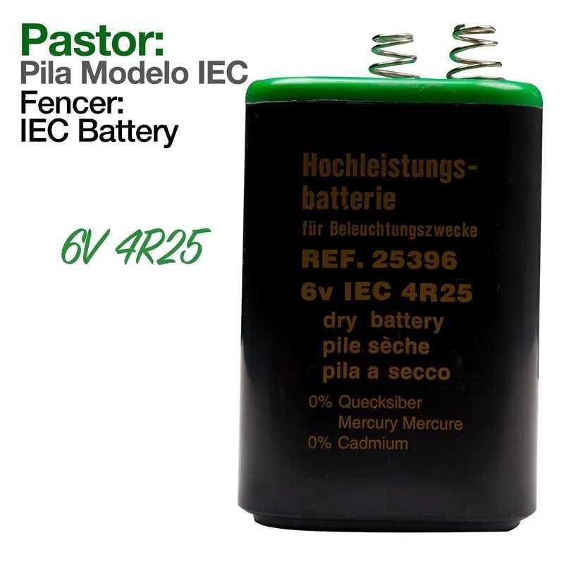 PASTOR: PILA MODELO IEC 6V 4R25