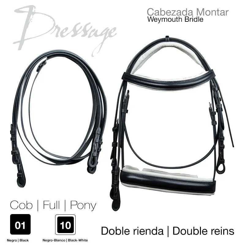 CABEZADA MONTAR DOMA DOBLE RIENDA S-112