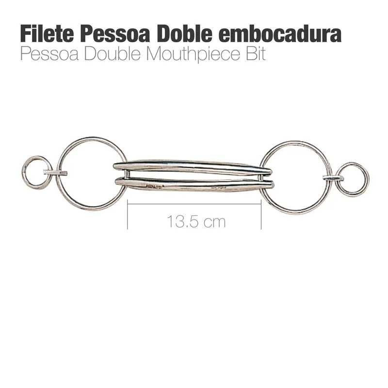 FILETE PESSOA DOBLE EMBOCADURA PAQ10030200