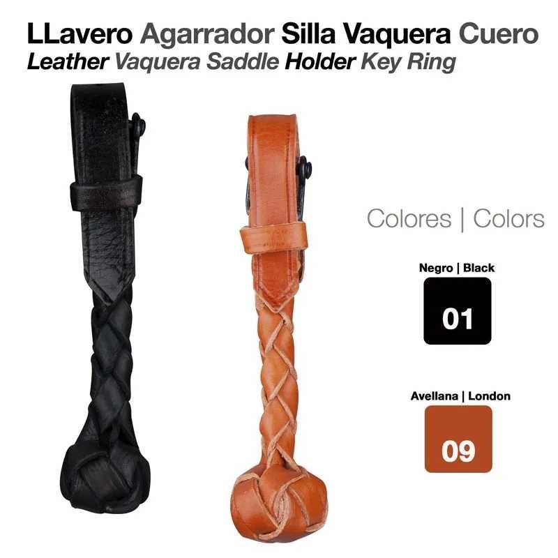 LLAVERO AGARRADOR SILLA VAQUERA CUERO