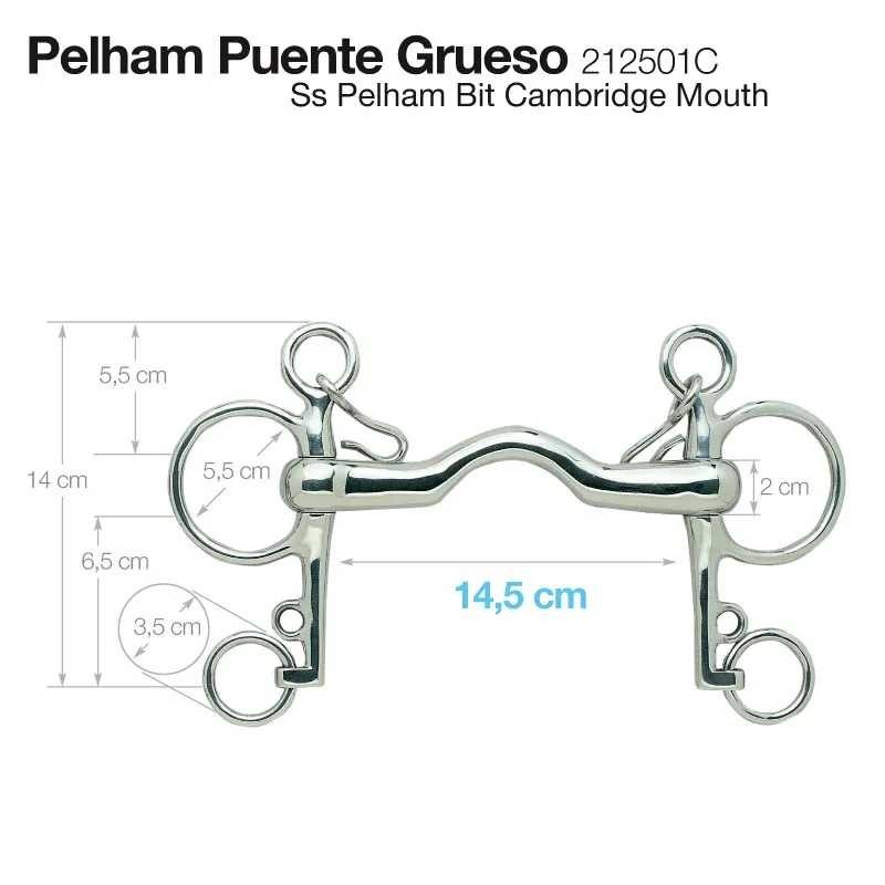 BOCADO PELHAM PUENTE GRUESO 212501C