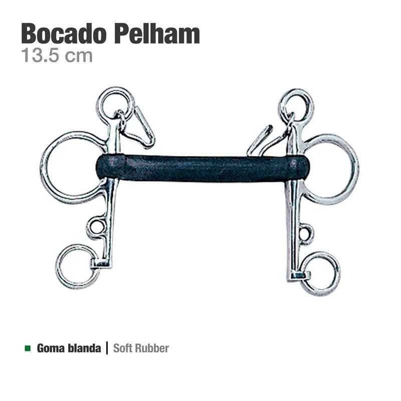 BOCADO PELHAM GOMA BLANDA 21251R