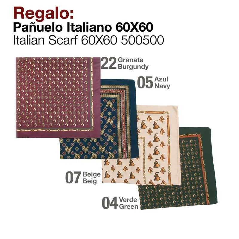 REGALO PAÑUELO ITALIANO 60X60 500500 