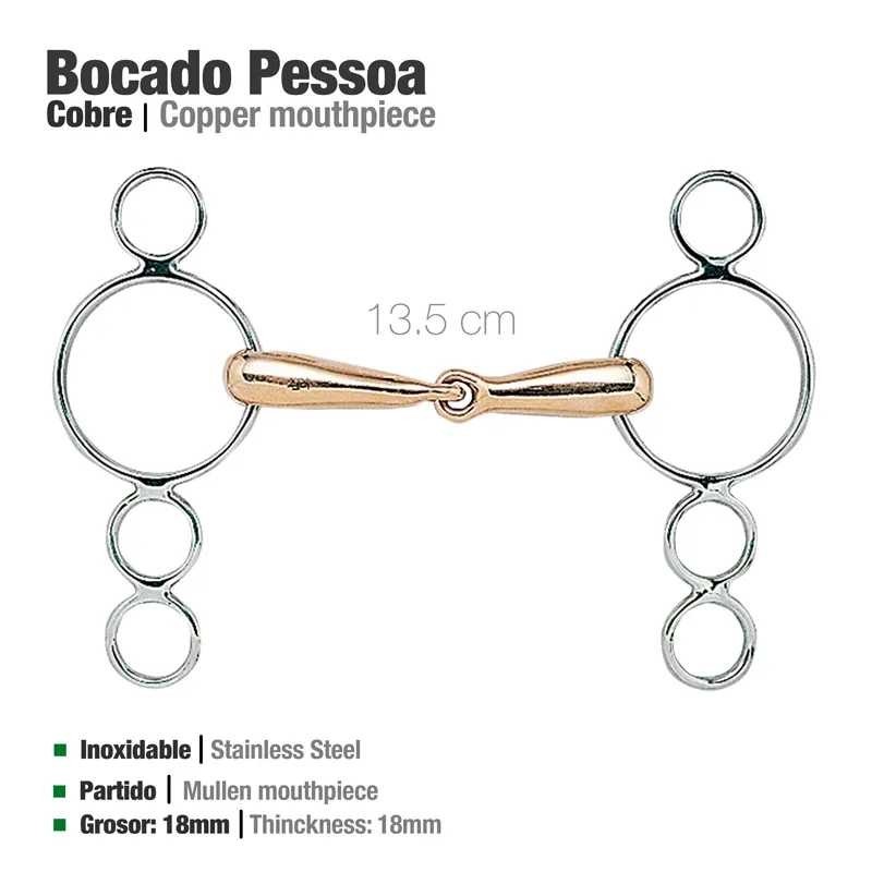 BOCADO PESSOA INOX COBRE 21926-U 12.5cm,,