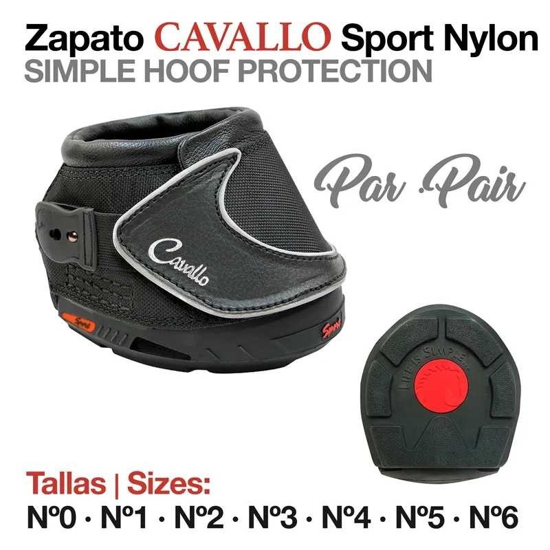 ZAPATO CAVALLO SPORT NYLON PAR NEGRO