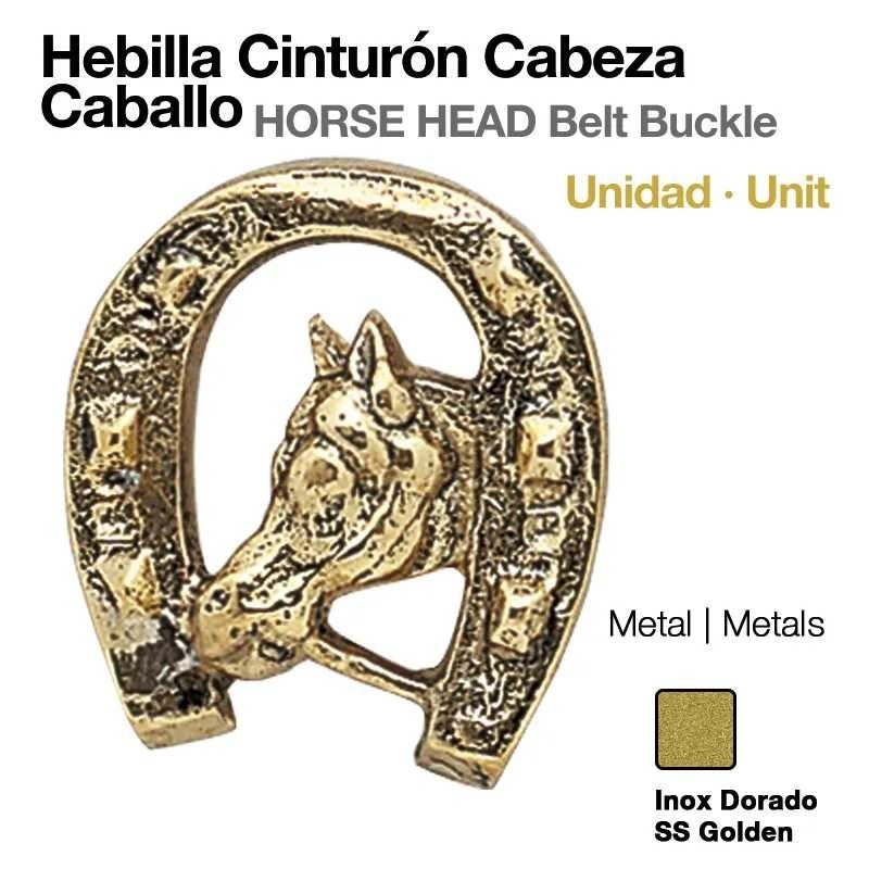 HEBILLA CINTURÓN CABEZA CABALLO UNIDAD