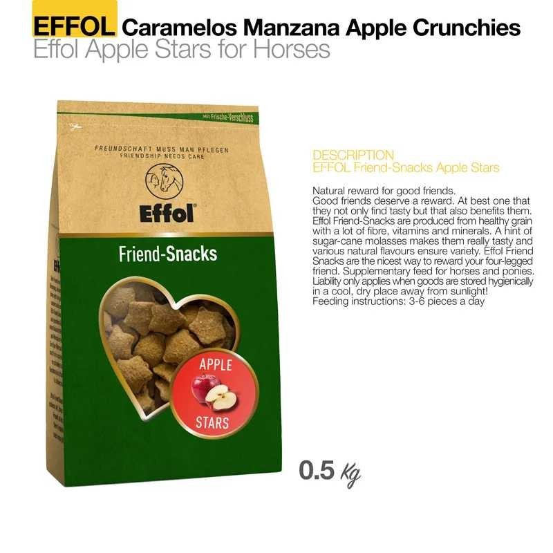 EFFOL CARAMELOS MANZANA APPLE CRUNCHIES 0.5kg