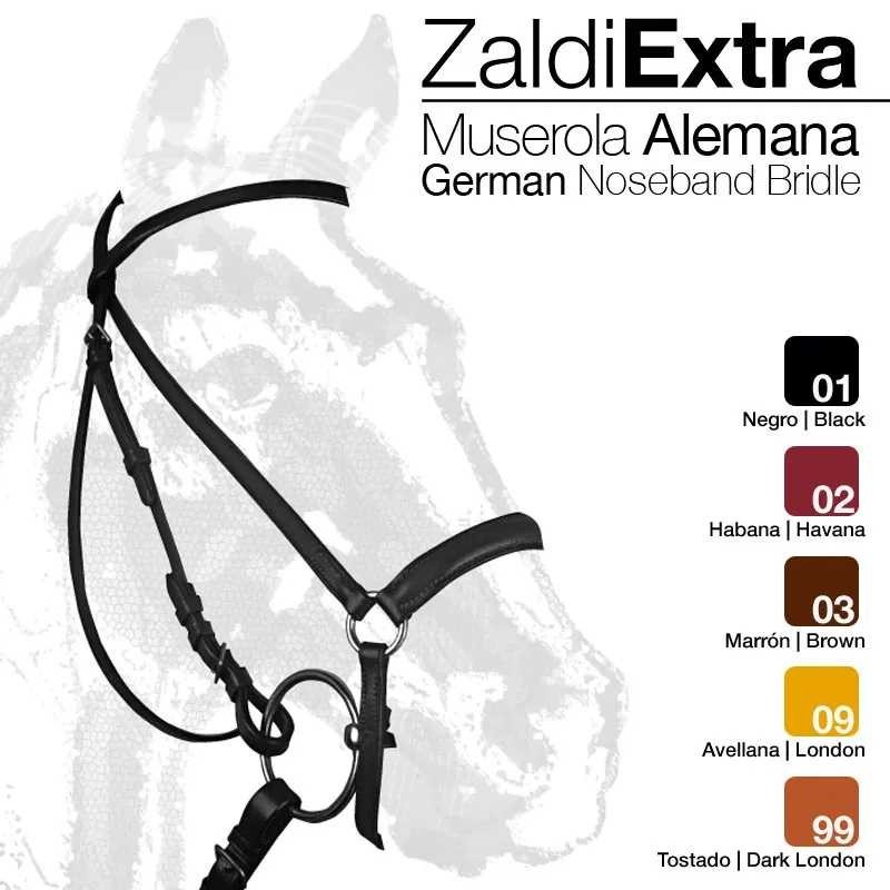 CABEZADA ZALDI EXTRA 206 MUSEROLA ALEMANA