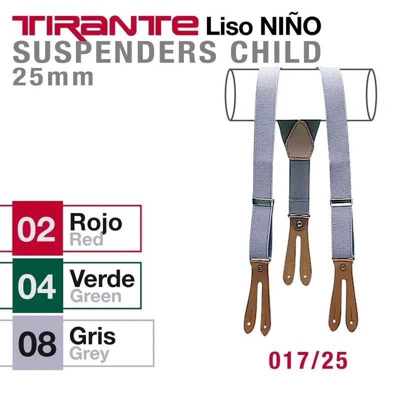 TIRANTE LISO NIÑO 017/25 