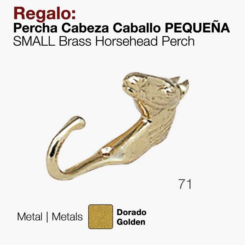 REGALO PERCHA CABEZA CABALLO PEQUEÑA 71