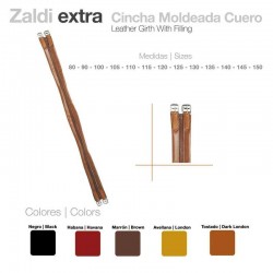 CINCHA ZALDI EXTRA MOLDEADA CUERO