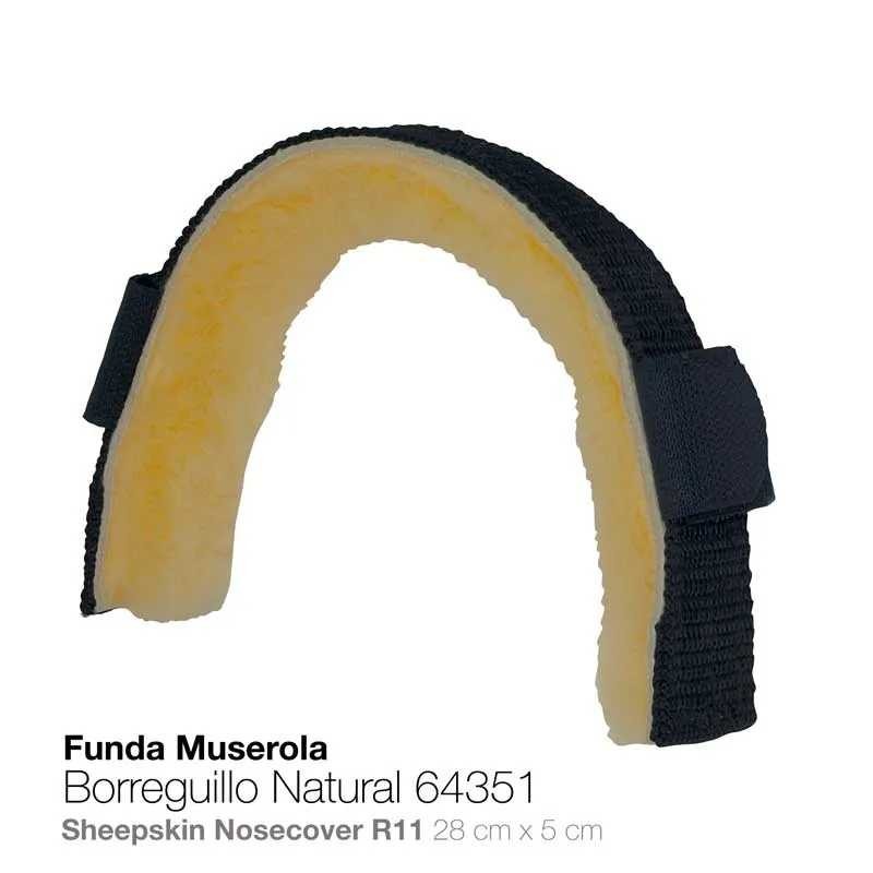 FUNDA PARA MUSEROLA BORREGUILLO NATURAL 64351