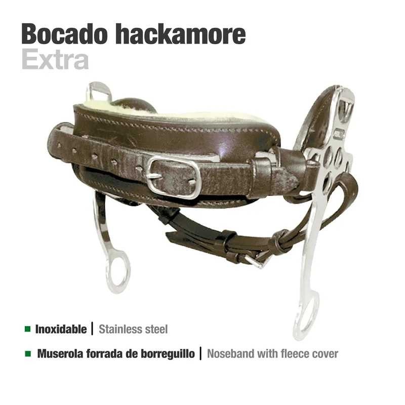 BOCADO HACKEMORE EXTRA CUERO INOX 251391-K