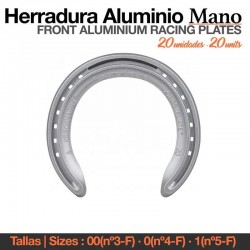 HERRADURA ALUMINIO MANO 20uds