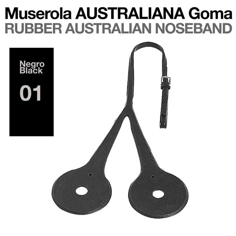 MUSEROLA AUSTRALIANA GOMA NEGRO