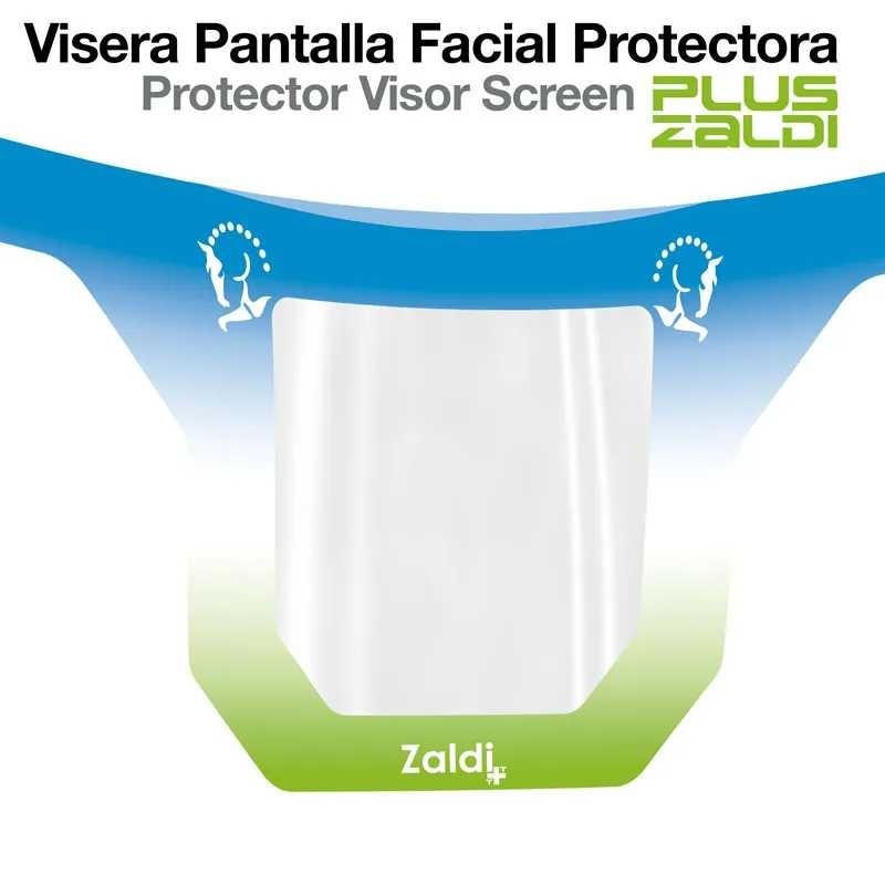 VISERA PANTALLA FACIAL PROTECTORA PLUS ZALDI