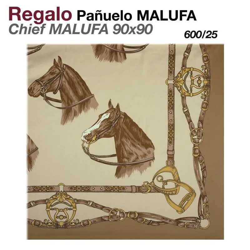 REGALO PAÑUELO MALUFA 90x90 600/25 BEIG