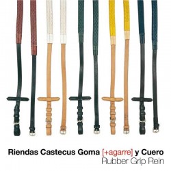 RIENDAS CASTECUS GOMA CUERO 1804