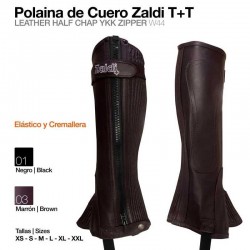 POLAINA CUERO CON ELÁSTICO ZALDI T+T 