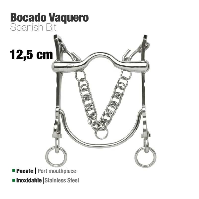 BOCADO VAQUERO INOX 217971 12.5cm