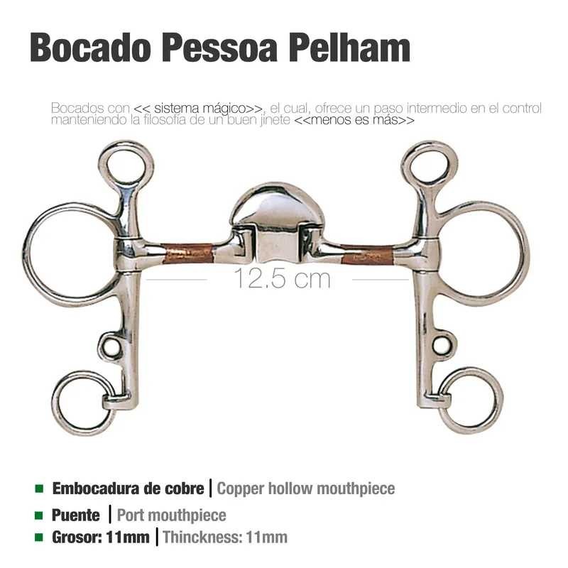 BOCADO PESSOA PELHAM COBRE PAM50180211