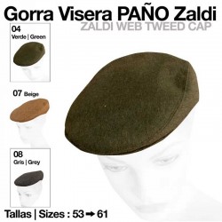 GORRA VISERA PAÑO ZALDI