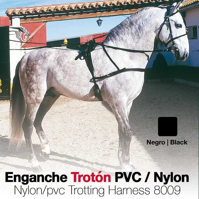 ENGANCHE TROTÓN PVC/NYLON 8009 NEGRO