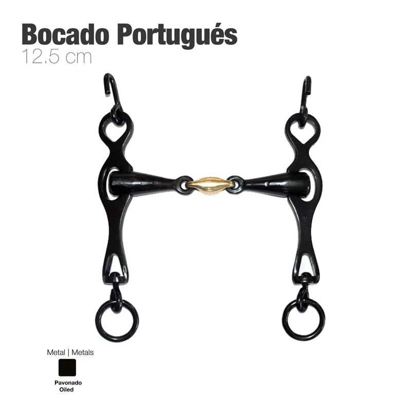 BOCADO PORTUGUÉS EMBOCADURA 3-PIEZAS 12.5cm