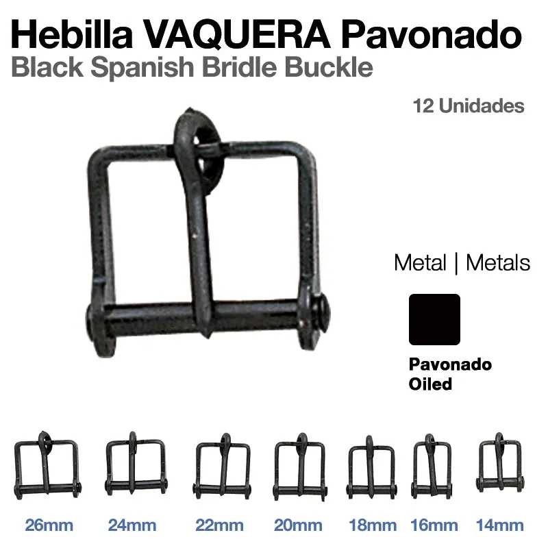 HEBILLA VAQUERA PAVONADO 12uds