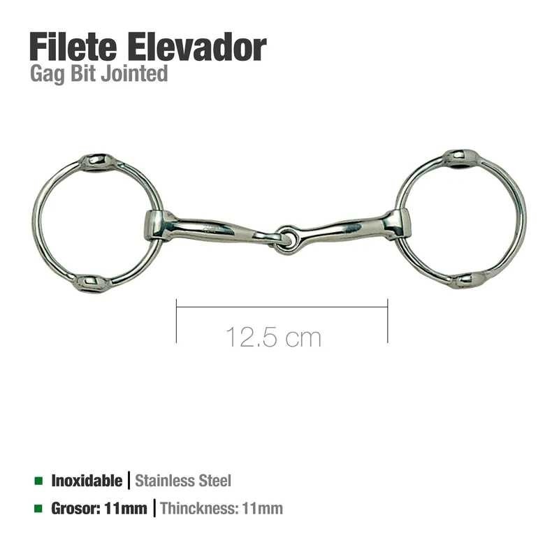 FILETE ELEVADOR INOX 21262 12.5cm