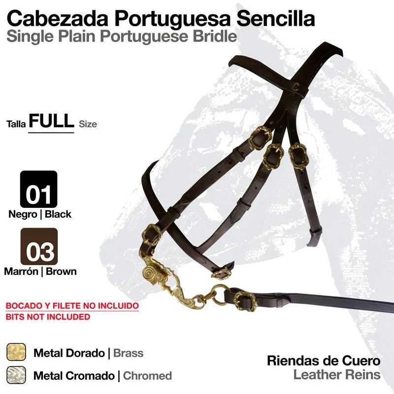 CABEZADA PORTUGUESA SENCILLA