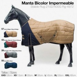 MANTA BICOLOR IMPERMEABLE