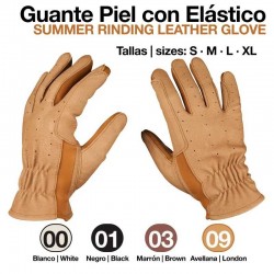 GUANTE PIEL CON ELÁSTICO 411003