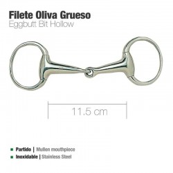 FILETE OLIVA INOX GRUESO 219301