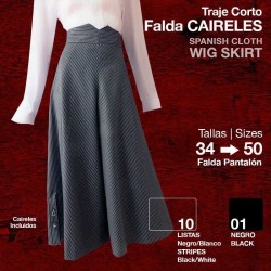 TRAJE CORTO FALDA CAIRELES