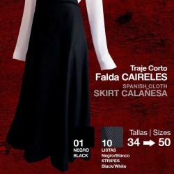 TRAJE CORTO FALDA CALAÑESA